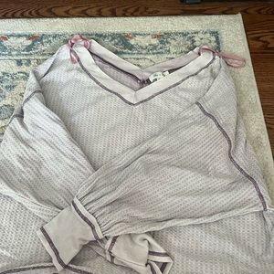 Free people inspired lounge long sleeve, never worn